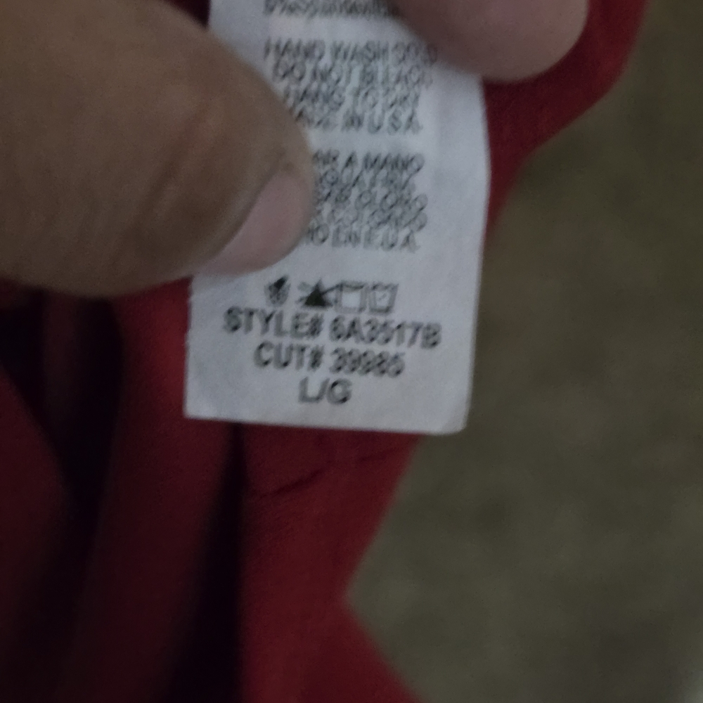 Juniors/womens Semi Formal Special Ocasion Red Dress Size L - Picture 4 of 4